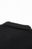 Black Ruffles Crinkled Long Sleeve Shirt