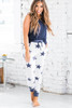 White Star Printed Women Joggers