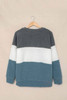 Gray Oversized Colorblock Plush Sweatshirt Gray Oversized Colorblock Plush Sweatshirt