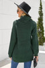 Dark Green Cozy Long Sleeves Turtleneck Sweater