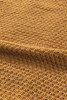 Yellow Solid Turtleneck Cable Knit Pullover Sweater Yellow Solid Turtleneck Cable Knit Pullover Sweater
