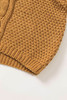 Yellow Solid Turtleneck Cable Knit Pullover Sweater Yellow Solid Turtleneck Cable Knit Pullover Sweater