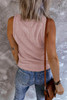 Pink Ribbed Tank Top