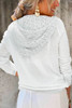 Long Sleeve Lace Patchwork Hoodie Long Sleeve Lace Patchwork Hoodie