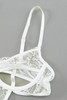 White Sexy Lace Hollow-out Teddy Lingerie