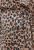 Leopard Print Flare Sleeve Sleep Robe