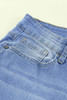 Sky Blue High Rise Distressed Bell Bottom Denims Sky Blue High Rise Distressed Bell Bottom Denims