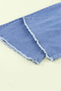 Sky Blue High Rise Distressed Bell Bottom Denims Sky Blue High Rise Distressed Bell Bottom Denims