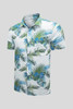 Green Men Short Sleeve Casual Hawaiian Shirt