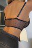 Black Mesh Lace Strappy Bralette Lingerie