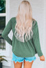 Green Long Sleeve Babydoll Top Green Long Sleeve Babydoll Top