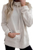 Cowl Neck Textured Sweatshirt