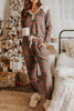 Plaid Brushed 2pcs Loungewear Set