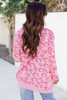 Pink Animal Print Leopard Cardigan