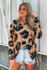 Leopard Print Long Sleeve Loose Top Leopard Print Long Sleeve Loose Top