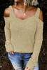 Apricot Dew Shoulder Juliette Knitted Sweater