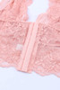 Pink 2pcs Cutout Lace Bustier Lingerie Set Pink 2pcs Cutout Lace Bustier Lingerie Set