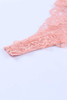 Pink 2pcs Cutout Lace Bustier Lingerie Set Pink 2pcs Cutout Lace Bustier Lingerie Set