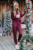Long Sleeve Pullover and Jogger Pants Lounge Set