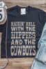Black Hippies And The Cowboys Graphic Tee