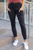 Black High Waist Pleated Pocket Leggings Black High Waist Pleated Pocket Leggings