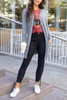 Black High Waist Pleated Pocket Leggings Black High Waist Pleated Pocket Leggings