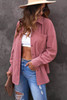 Pink Corduroy Button Pocket Shirt Pink Corduroy Button Pocket Shirt
