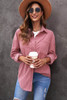Pink Corduroy Button Pocket Shirt Pink Corduroy Button Pocket Shirt