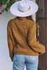 Cuddle Weather Cable Knit Handmade Turtleneck Sweater