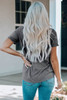 Gray LOVE everybody Graphic T-shirt