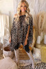 Leopard Print Loose Cape Tunic Top