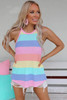 Multicolor Colorblock Knit Tank Top Multicolor Colorblock Knit Tank Top