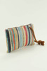 Multicolor Colorblock Tasseled Décor Straw Bag