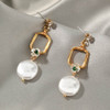 Fashion Women's Pearl Earrings Pendant Necklace Fashion Women's Pearl Earrings Pendant Necklace