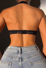 Black Lace Crochet Halter Neck Bralette Black Lace Crochet Halter Neck Bralette