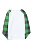 Blank Apparel - Green Buffalo Plaid Long Sleeve Sweatshirt