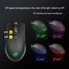 Hongsund RGB light Glowing Gaming Mouse Wired