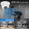 ZOSI 1080P 4-IN-1 Outdoor Indoor Video Surveillance Security CCTV Security System