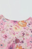 Multicolor Hibiscus Floral Print Ruffle Mini Dress