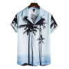 Men's Beach Shirt Blue