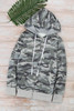 Print Zip Hoodie For Women