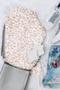 Round Neck Long Sleeve Leopard Print Loose Fit Sweatshirt