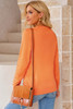 Orange be the SUNSHINE Graphic Print Long Sleeve Top