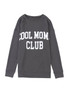 Gray COOL MOMS CLUB Drop Shoulder Sweatshirt