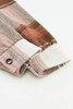 Brown Plaid Print Flap Pockets Long Shacket