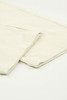 Beige Corduroy High Waist Straight Leg Pants