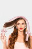 Pink Sponge Heatless Hair Curler Headband