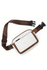 White Adjustable Strap Mini PU Leather Crossbody Bag White Adjustable Strap Mini PU Leather Crossbody Bag