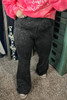 Gray Plus Size High Waist Slim Fit Flare Pants Gray Plus Size High Waist Slim Fit Flare Pants