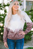 Tie Dye Gradient Pullover Sweatshirt Tie Dye Gradient Pullover Sweatshirt